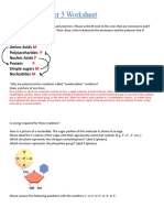 Bio 151: Chapter 5 Worksheet: M P P P M M