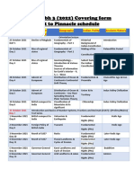Prarambh 3 Schedule