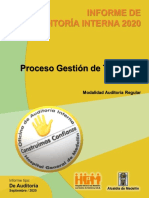 Informe de auditoría al proceso de tesorería