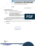 CARTA N°014-2021- Ampliacion de Plazo N° 01