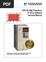 1500 HZ High Frequency F7 Drive Software Technical Manual