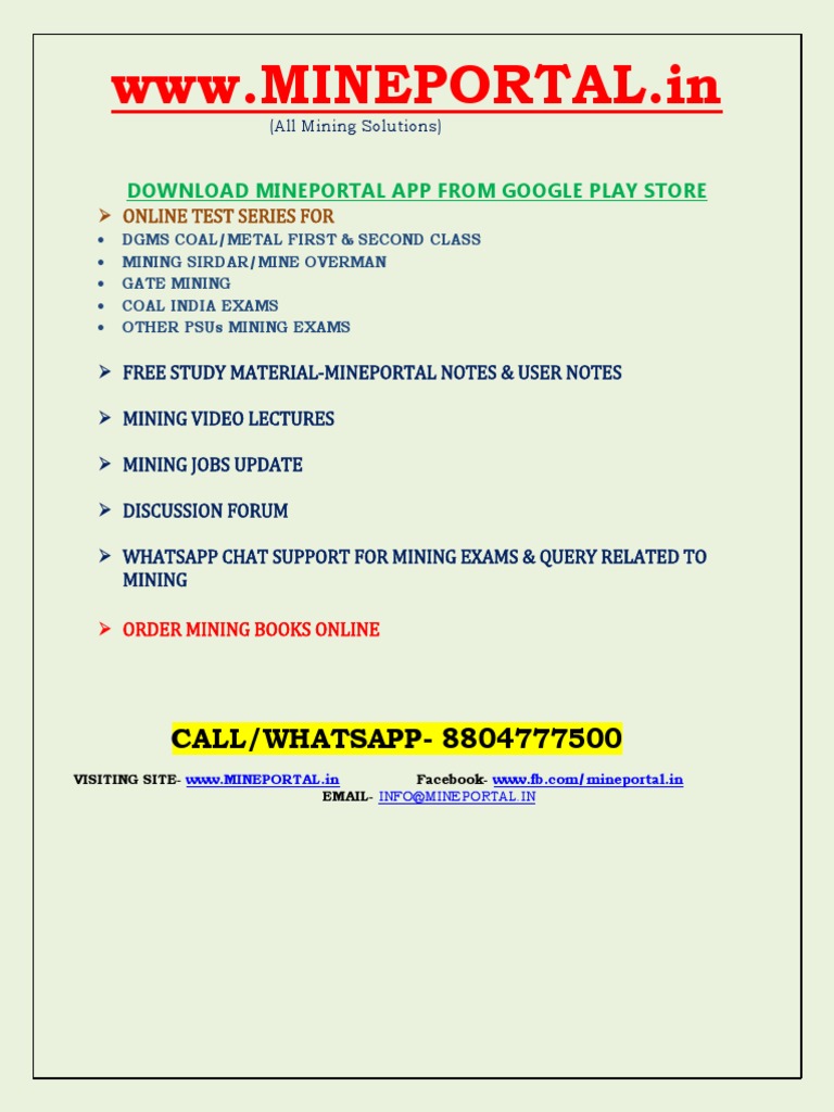 Mine Legislation & General Safety | PDF | Mining | Safety