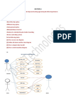 Section A: USE CASE of TAXI Booking System