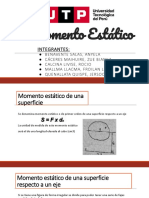 Momento estático: cálculo del centroide y volumenes de revolución