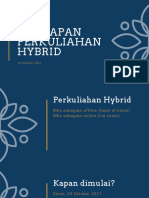 Rapat Perkuliahan Hybrid - Pertukarang Mahasiswa Merdeka