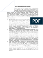 Acta de Intervencion Por Delitos