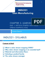INDU321 Lean Manufacturing: Chapter 2-Learning To See