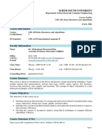 CSE 225 Data Structures Algorithms Course Outline