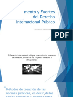 Fundamento y Fuentes Del Derecho Internacional Público