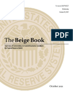 Beige Book: For Use at 2:00 PM EDT Wednesday October 20, 2021