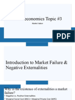 IB Topic #3 - Market Failure