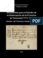 2018 Documentos Gobernacion de Venezuela, 1711-1714 (Libro Completo)