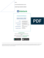 Transferencia bancaria Interbank