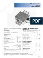 E2V Technologies MG5436 X-Band Magnetron: Maximum and Minimum Ratings