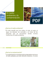 El Medio Ambiente y La Contaminación