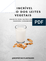 Receitas de leites vegetais