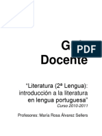 Guía Docente Literatura (2a Lengua)