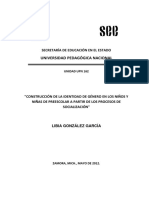 Gonzalez García-Costrucción Identidad Género Niños Soalización