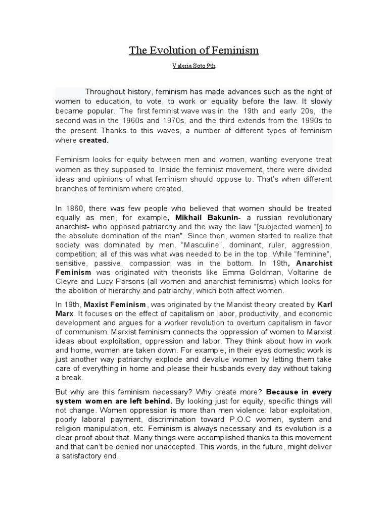 History and Waves of Feminism | PDF | Gender Studies | Feminism