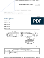 Especificaciones Cilindro Bucket