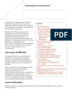 Bases Celulares y Moleculares de La Herencia - Psicología UNED