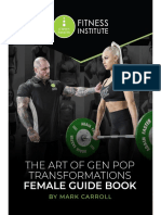 Перевод the Art of Gen Pop Transformations Female Guide Book by Mark Carroll
