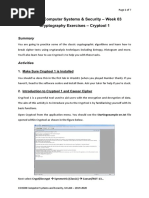 CO1508 Computer Systems & Security - Week 03 Cryptography Exercises - Cryptool 1