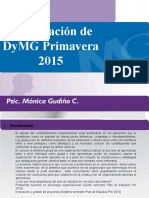 PRESENTACIÃ"N DyMG PRIMAVERA 2015 - MÃ"NICA GUDIÃ O