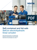 Self-Contained and Fail-Safe Selcon Electrohidraulic Linear Actuator