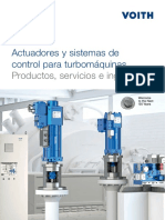 Actuadores y Sistemas de Control Para Turbomáquinaria.