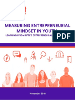 Measuring Entrepreneurial Mindset in Youth