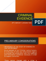 Criminal Evidence: Atty. Maricar T. Longayan-Tabilin