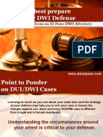 DWI Attorney EL Paso: How To Best Prepare For Your DWI Defense