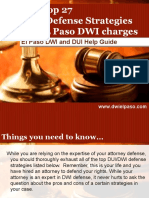 DWI Attorney EL Paso