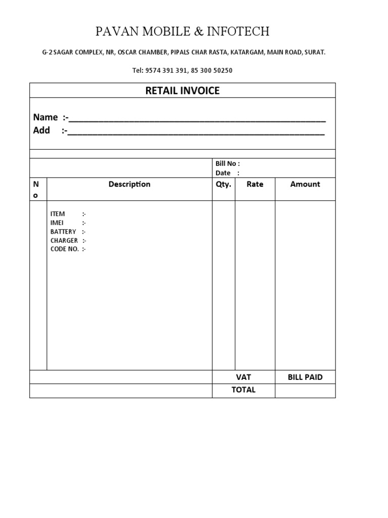 Bill | PDF | Business
