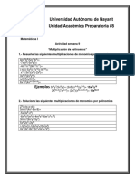 Multiplicacion de Polinomios