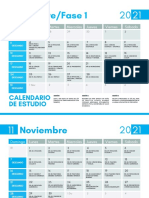 Calendario Octubre Enarm