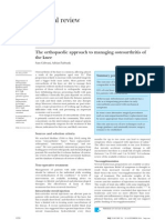 Clinical Review: The Orthopaedic Approach To Managing Osteoarthritis of The Knee