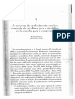 A natureza do conhecimento escolar transição do cotidiano para o científico ou do simples para o complexo