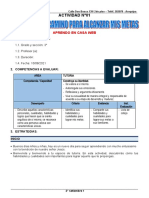 3° Grado - Actividad Del Dia 10 de Setiembre