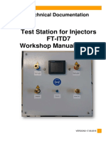 Test Station For Injectors Ft-Itd7 Workshop Manual Device: Technical Documentation