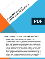 Fundamentos de La Terapia Familiar Sistémica