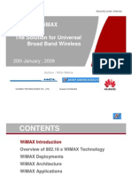 The General Introduction of WiMAX Key Technologies_V_BSNL