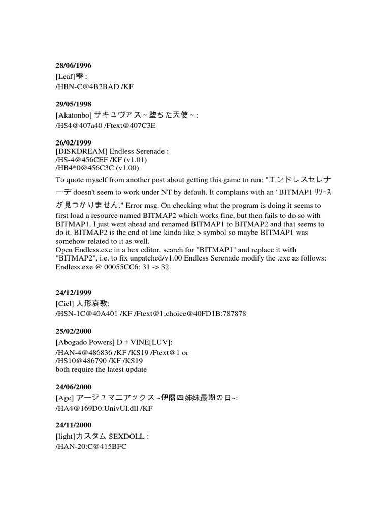 Hook Code Visuall Novels Pdf Operating System Technology Microsoft Windows