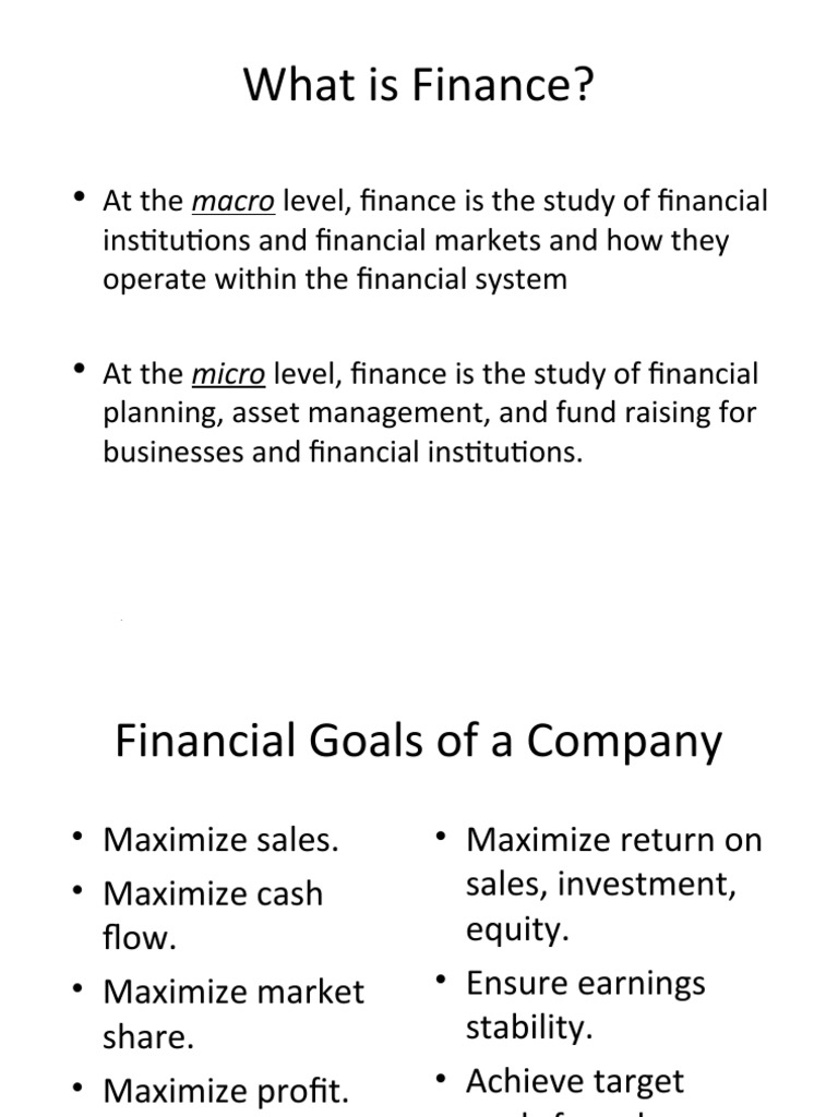 Finance | PDF | Finance & Money Management