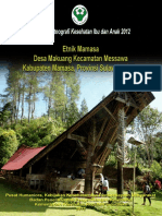 Buku Seri Etnografi Kesehatan Ibu Dan Anak 2012 Etnik Mamasa Desa Makuang Kecamatan Messawa Kabupaten Mamasa Provinsi Sulawesi Barat