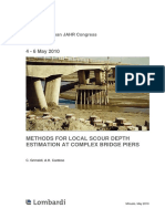Methods For Local Scour Depth Estimation at Complex Bridge Piers