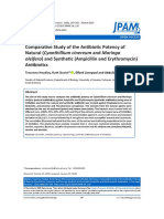 Comparative Study of The Antibiotic Potency of Natural