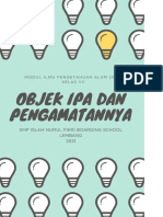 IPA - MODUL 1 - Objek IPA Dan Pengamatannya