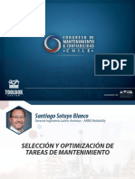 Selección y Optimización de Tareas de Mantenimiento CMC Chile 2018 1